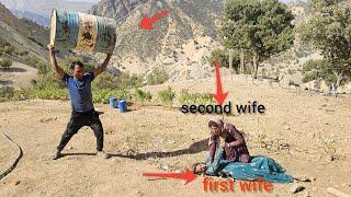 Brutal: The monster's second wife tries to destroy the first wife....