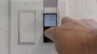 How to program Leviton timer light switch