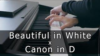 Beautiful in White x Canon in D (Piano Cover by Riyandi Kusuma)