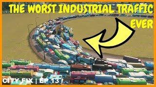 How To Fix The Worst Industrial Traffic | CITY FIX | Cities Skylines