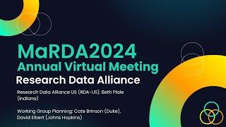 MaRDA2024 Research Data Alliance