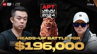 (Heads Up) APT High Roller Final Day - $196,000 For First @SixPoker666 vs Chen Yisha