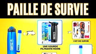 #unboxing d'une paille de #survie ️️ (#survival #nature)