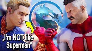 All Homelander vs Omni-Man Intro Dialogues! | Mortal Kombat 1 Guests