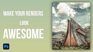 How to make your renders INTERESTING using Photoshop | Geo Creations