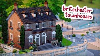 Britechester Townhouses  || The Sims 4 Speed Build