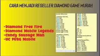 Cara Menjadi Reseller Diamond Game - Tempat Top Up Diamond Game Murah