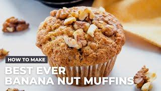 How to Make The Best Ever Banana Nut Muffins