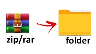 Cara Ekstrak File / Folder ZIP RAR Menjadi File Biasa Atau Sebaliknya