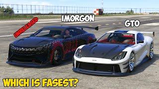 GTA 5 - OVERFLOD IMORGON vs GROTTI ITALI GTO - Which is Fastest?