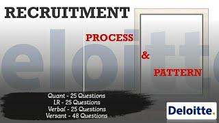 Deloitte Recruitment Paper | Placement Paper |  Quantitative Aptitude | Logical Reasoning Test