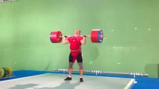 Alexey Lovchev Clean and jerk 270 kg Filming "The heavyweight"