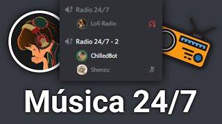 ¡Cómo tener *MÚSICA 24/7* en tu servidor de Discord!