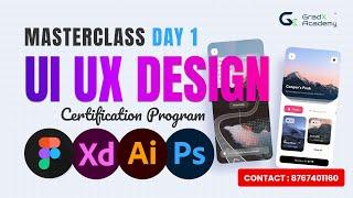 UI UX MasterClass Day 1 | GradX Academy UI UX Certification program Roadmap