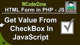 How to get checkbox value in JavaScript  - English Tutorial