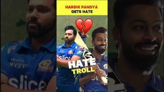 Why Hardik Pandya Gets Hate  #shorts  #youtubeshorts #cricket