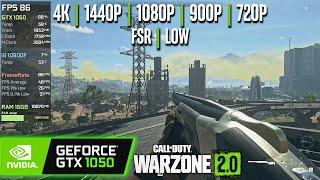 GTX 1050 | COD Warzone 2.0 - 4K, 1440p, 1080p, 900p, 720p, FSR