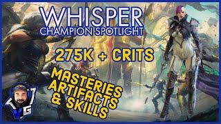 Raid Shadow Legends Whisper Guide & Masteries | New Free Amazon Prime Champion