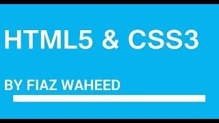 HTML5 Audio Tag, Lec-3 |HTML5 & CSS3 tutorial for beginners in Urdu/Hindi|