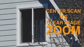 Sony FS5 Center Scan vs Clear Image Zoom Test 1