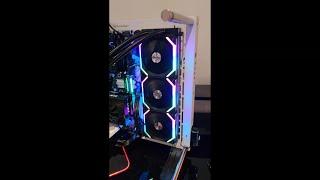 360 aio water cooler：Lian Li Galahad UNI Fan Edition,no RGB header on motherboard