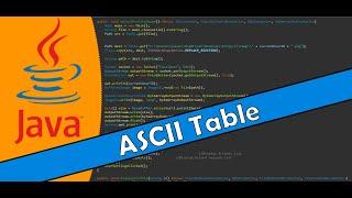 Java Tutorial 21 - ASCII Table