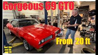 Gorgeous 69 Pontiac GTO, from 20 feet!!