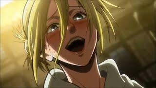 Annie transformation in front of Armin | Attack on titan season 1 clip