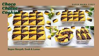 Kue Lebaran‼️ CHOCO CHEESE COOKIES || Super Renyah, Nyoklat & Gurih || Enaknya Lumer di Mulut..!! 