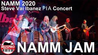 NAMM 2020: Steve Vai Joe Satriani Nita Strauss Paul Gilbert Polyphia - Ibanez PIA Concert Guitar Jam