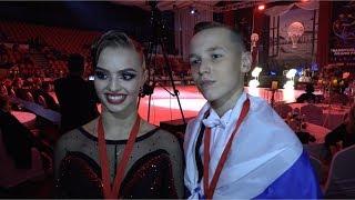 Egor Perepelitsyn - Maria Barykina RUS, Interview | WDSF World Championship Junior II Standard