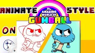 How I Animate the Amazing World of Gumball on FlipaClip