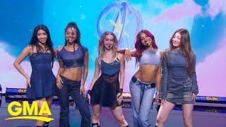 Katseye performs 'Touch' on 'GMA'