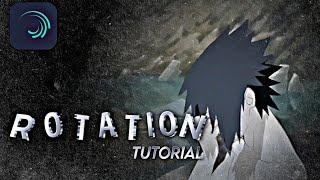 AMV Rotate Tutorial - Alight Motion [Using Null Object]