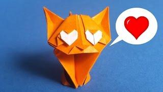 Adorable Origami Cat Easy Tutorial  