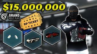 Spending $15,000,000 on RP Tickets and FINALLY WON | Grand RP