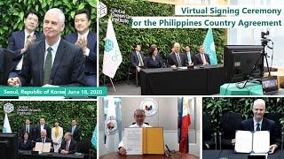 Virtual Signing Ceremony for the Philippines Country Agreement