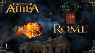 Attila total war мод FIREFORGED EMPIRE Рим-начало конца № 1