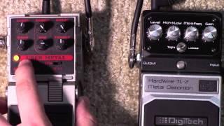 Line 6 Uber Metal vs Digitech Hardwire TL-2 Metal Distortion Pedal Shootout