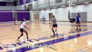 Volleyball Conditioning Drill: Pass Out