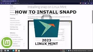 How To Install Snapd In Linux Mint | 2023 | Install Snap