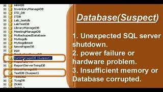 How to Repair Suspect Database in SQL Server 2008 to 2016 in 2 minutes.