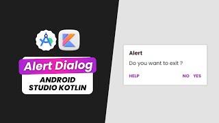 Alert Dialog in Android Studio Kotlin