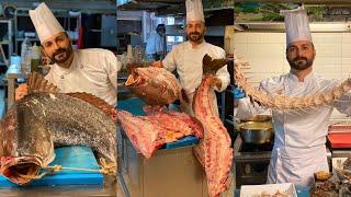 56 Kg’lık DEV LEVREK- The best seafood by chef MEHMET GEZEN