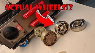 HASLAB Ghostbusters Ghost Trap "Ghetto" wheel mod Using Real Wheel Bearings!!!