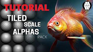 20 Tile Scale Alpha Tutorial - How to ZBrush Tutorial