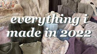 Everything I Made in 2022 | My first year of knitting