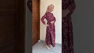 GAMIS KATUN RAYON MOTIF HANA DRESS FASHION MUSLIM | Order WA 0856 4555 3348