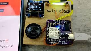 Handmade Wifi Network Clock Esp8266