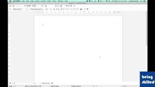 Creating new Documents in LibreOffice, Saving Document in LibreOffice